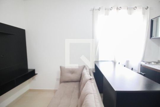 sala / cozinha de apartamento à venda com 1 quarto, 28m² em Chora Menino, São Paulo