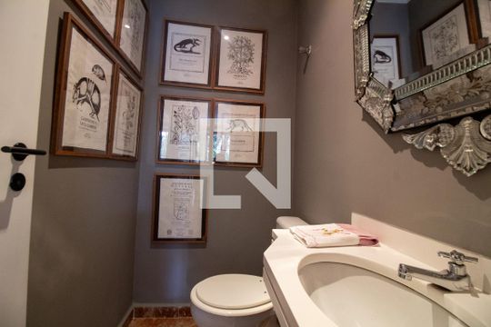 Lavabo de apartamento à venda com 3 quartos, 128m² em Brooklin Paulista, São Paulo