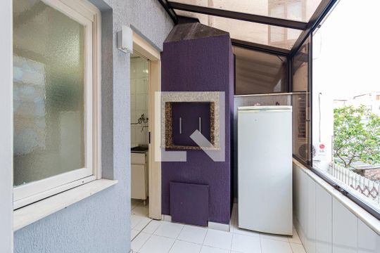 Varanda da Cozinha de apartamento para alugar com 1 quarto, 55m² em São João, Porto Alegre
