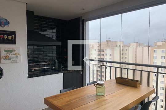 Varanda gourmet de apartamento para alugar com 2 quartos, 69m² em Continental, Osasco