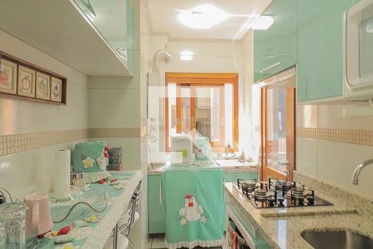 Cozinha de apartamento à venda com 2 quartos, 100m² em Centro, São Leopoldo