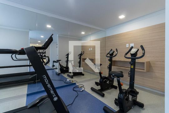 Área comum - Academia de apartamento para alugar com 1 quarto, 27m² em Jardim Cidália, São Paulo