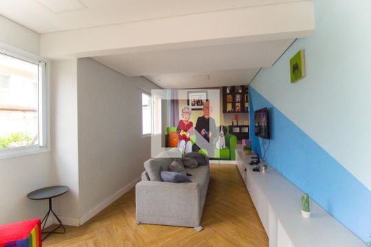 Sala de Games de apartamento à venda com 2 quartos, 84m² em Vila Carmosina, São Paulo
