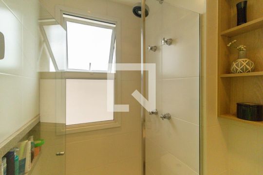 Banheiro do quarto 1 de apartamento para alugar com 2 quartos, 43m² em Vila Mariana, São Paulo