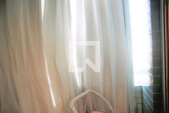 Sala/Varanda de apartamento para alugar com 1 quarto, 54m² em Boqueirão, Praia Grande