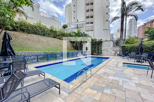 Área comum - Piscina de apartamento para alugar com 2 quartos, 57m² em Chácara Klabin, São Paulo