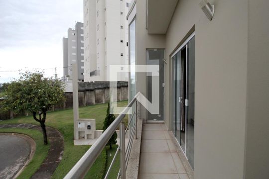 Varanda da Suíte 1 de casa de condomínio para alugar com 3 quartos, 420m² em Jardim Residencial Giverny, Sorocaba