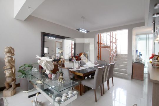 Sala de Jantar de casa de condomínio para alugar com 3 quartos, 420m² em Jardim Residencial Giverny, Sorocaba