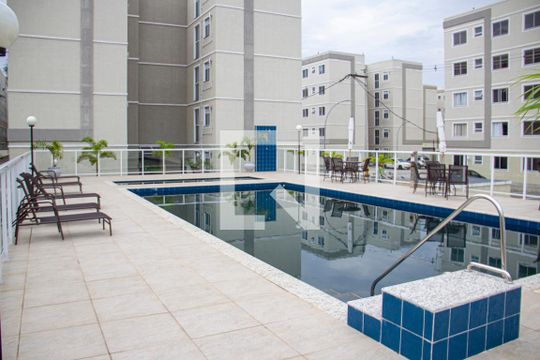 Área comum - Piscina de apartamento para alugar com 2 quartos, 50m² em Barro Vermelho, São Gonçalo