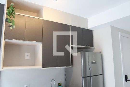Cozinha de kitnet/studio à venda com 1 quarto, 23m² em Perdizes, São Paulo