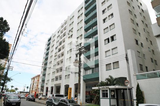 Fachada de apartamento para alugar com 3 quartos, 127m² em Guilhermina, Praia Grande