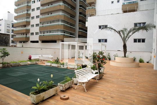 Área comum de apartamento para alugar com 3 quartos, 127m² em Guilhermina, Praia Grande