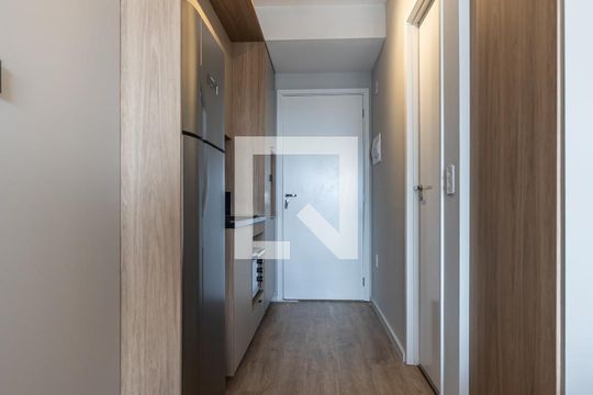 Cozinha de kitnet/studio à venda com 1 quarto, 27m² em Pinheiros, São Paulo