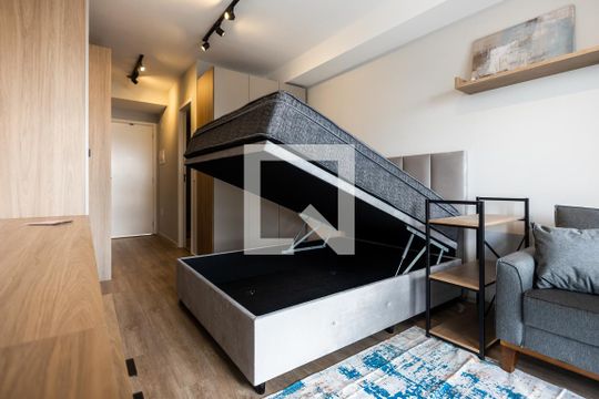Studio - Quarto de kitnet/studio à venda com 1 quarto, 28m² em Pinheiros, São Paulo