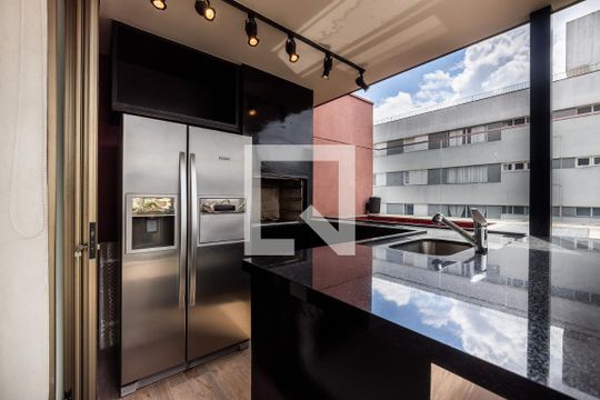 Varanda da Sala 1 de apartamento à venda com 1 quarto, 120m² em Sumaré, São Paulo
