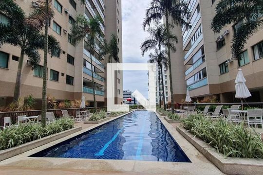 Área comum - Piscina de apartamento para alugar com 3 quartos, 78m² em Rio Comprido, Rio de Janeiro
