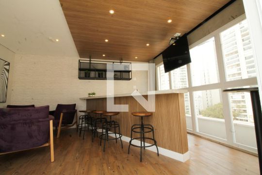 Área comum de kitnet/studio para alugar com 1 quarto, 28m² em Bela Vista, São Paulo