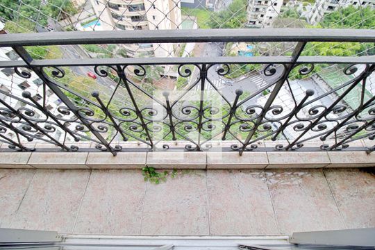 Varanda da Sala de apartamento para alugar com 3 quartos, 110m² em Vila Andrade, São Paulo