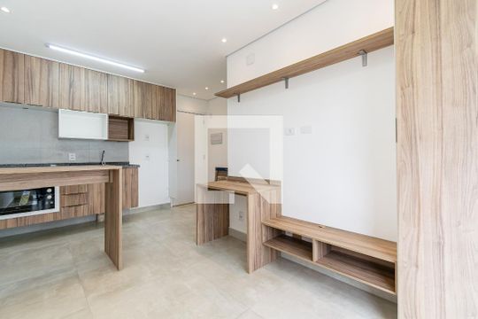 Sala  de apartamento para alugar com 1 quarto, 29m² em Vila Santa Catarina, São Paulo