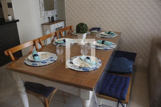 Sala de apartamento para alugar com 1 quarto, 52m² em José Menino, Santos