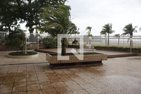 Área comum de apartamento para alugar com 1 quarto, 52m² em José Menino, Santos