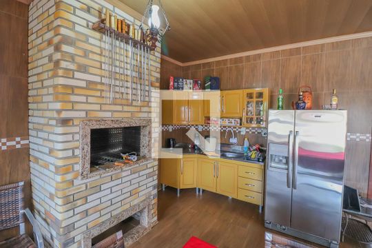 Churrasqueira de casa à venda com 2 quartos, 93m² em Feitoria, São Leopoldo