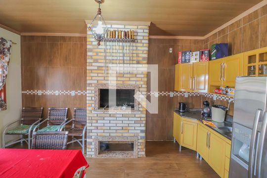 Churrasqueira de casa à venda com 2 quartos, 93m² em Feitoria, São Leopoldo