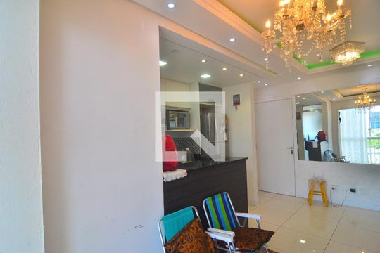 Sala de apartamento para alugar com 2 quartos, 52m² em Fátima, Canoas
