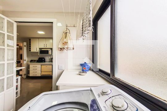 Área de Serviço de apartamento para alugar com 5 quartos, 171m² em Balneario Guarujá, Guarujá