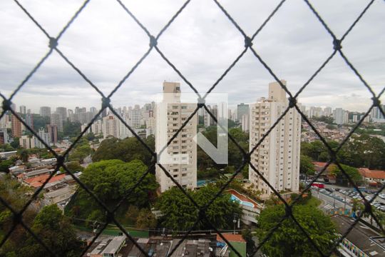 Varanda da Sala de apartamento à venda com 2 quartos, 64m² em Super Quadra Morumbi, São Paulo