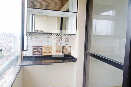 Varanda da Sala de apartamento à venda com 2 quartos, 64m² em Super Quadra Morumbi, São Paulo