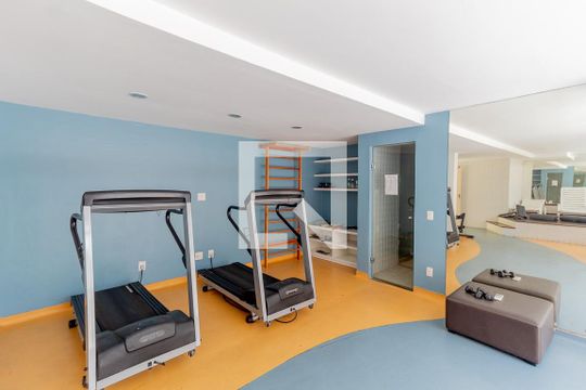 Área comum - Academia de apartamento para alugar com 3 quartos, 105m² em Botafogo, Rio de Janeiro