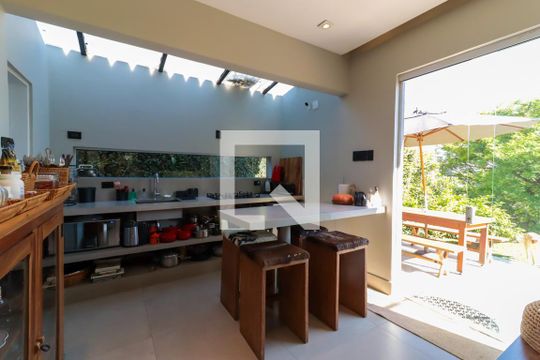 Cozinha de casa para alugar com 1 quarto, 40m² em Paraisópolis, São Paulo