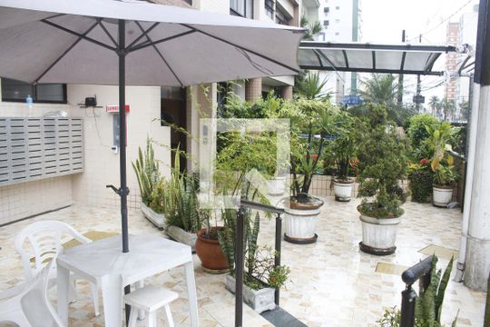 Área comum de kitnet/studio para alugar com 1 quarto, 25m² em Itararé, São Vicente
