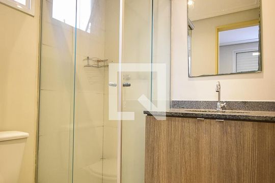 Banheiro suíte de apartamento para alugar com 3 quartos, 100m² em Jardim Monte Kemel, São Paulo
