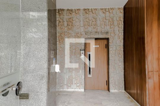 Hall de entrada de apartamento à venda com 1 quarto, 40m² em Centro, Guarujá