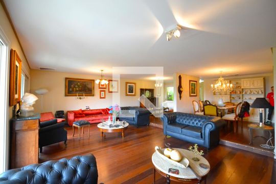 Sala 4 ambientes de casa à venda com 5 quartos, 400m² em Vila Assunção, Porto Alegre