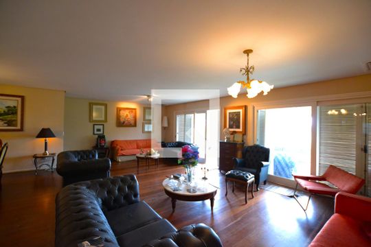 Sala 4 ambientes de casa à venda com 5 quartos, 400m² em Vila Assunção, Porto Alegre