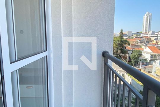 Varanda da Sala de apartamento para alugar com 2 quartos, 38m² em Vila Invernada, São Paulo