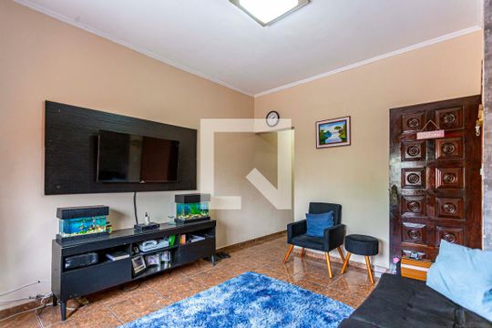 Sala de casa à venda com 3 quartos, 312m² em Vila Linda, Santo André