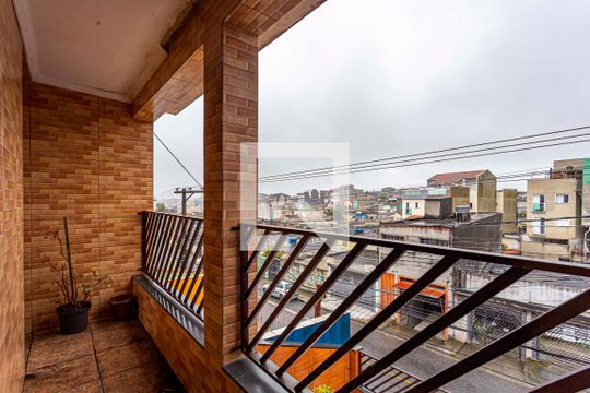 Varanda do Quarto 3 de casa à venda com 3 quartos, 312m² em Vila Linda, Santo André