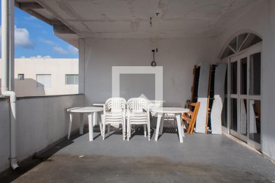 Terraço de apartamento para alugar com 4 quartos, 200m² em Balneario Cidade Atlantica, Guarujá