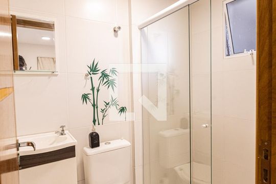 Banheiro Social de kitnet/studio à venda com 1 quarto, 35m² em Vila Aricanduva, São Paulo