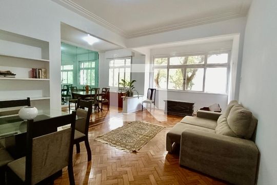 Sala de apartamento à venda com 3 quartos, 100m² em Copacabana, Rio de Janeiro