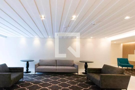 Área comum - Hall de kitnet/studio para alugar com 1 quarto, 47m² em Vila Olímpia, São Paulo