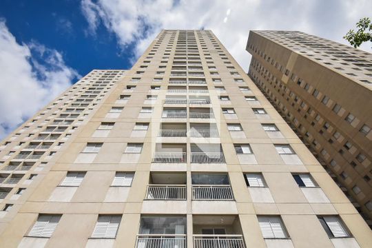 Fachada de apartamento à venda com 2 quartos, 56m² em Jardim Maria Rosa, Taboão da Serra
