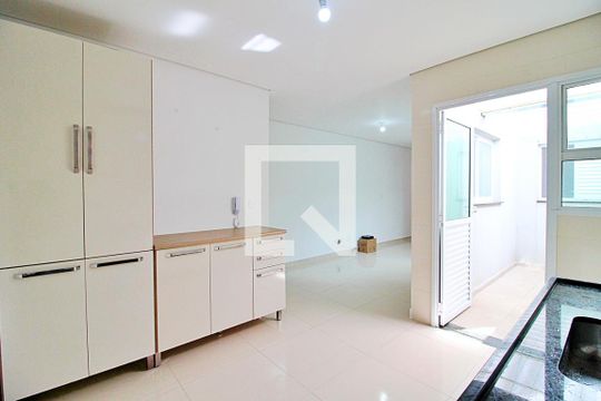Cozinha de apartamento à venda com 2 quartos, 54m² em Parque Oratório, Santo André