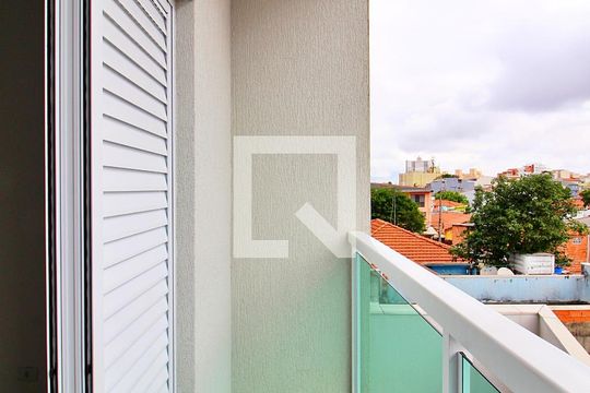 Varanda do Quarto 1 de apartamento à venda com 2 quartos, 54m² em Parque Oratório, Santo André