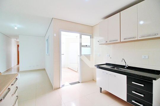 Cozinha de apartamento à venda com 2 quartos, 54m² em Parque Oratório, Santo André