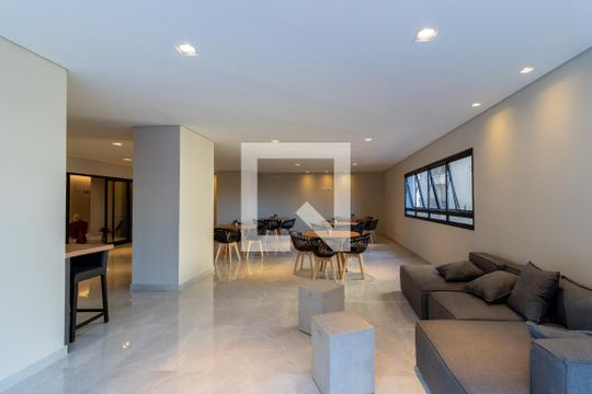 Área comum - Salão de festas 2 de apartamento à venda com 1 quarto, 26m² em Santana, São Paulo